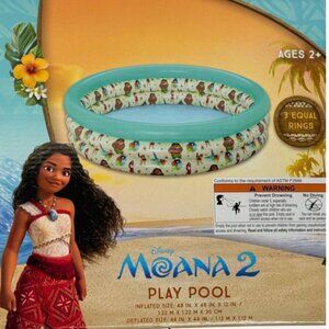 Disney Moana 2 Inflatable KID'S 48" 3 Pool Ages 2+